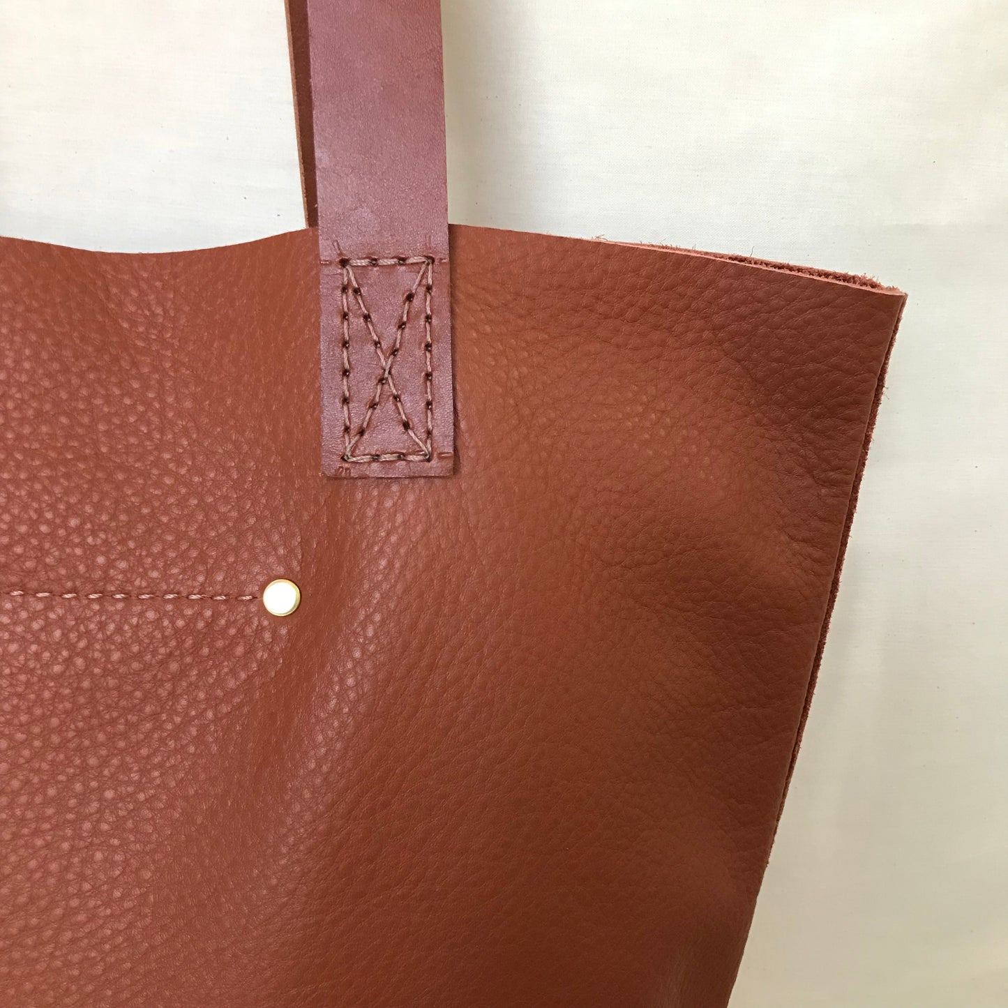 Large Tote Bag - Cognac