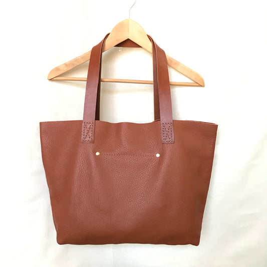 Large Tote Bag - Cognac