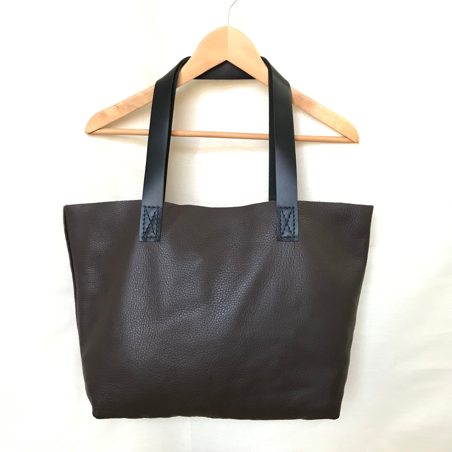 Large Tote Bag - Dark Brown