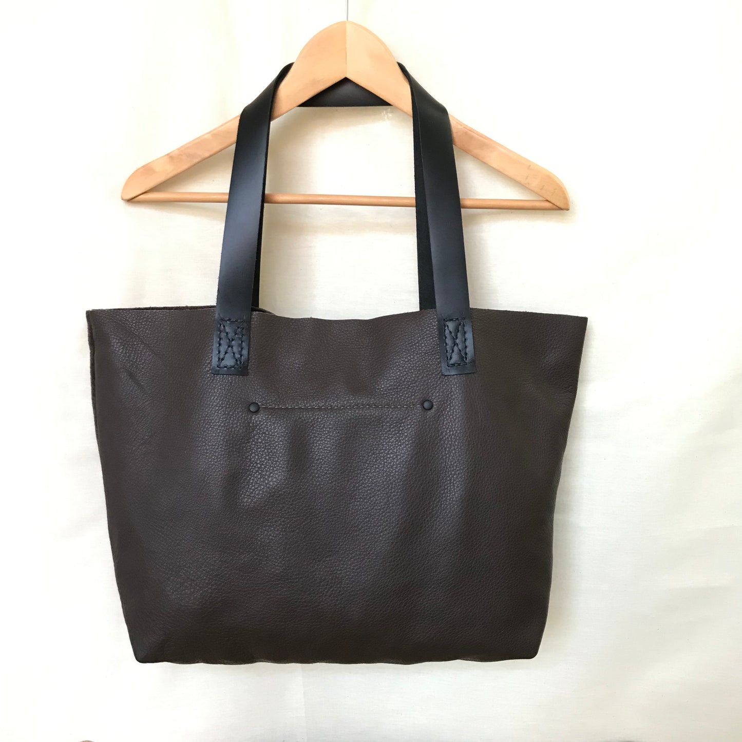 Large Tote Bag - Dark Brown