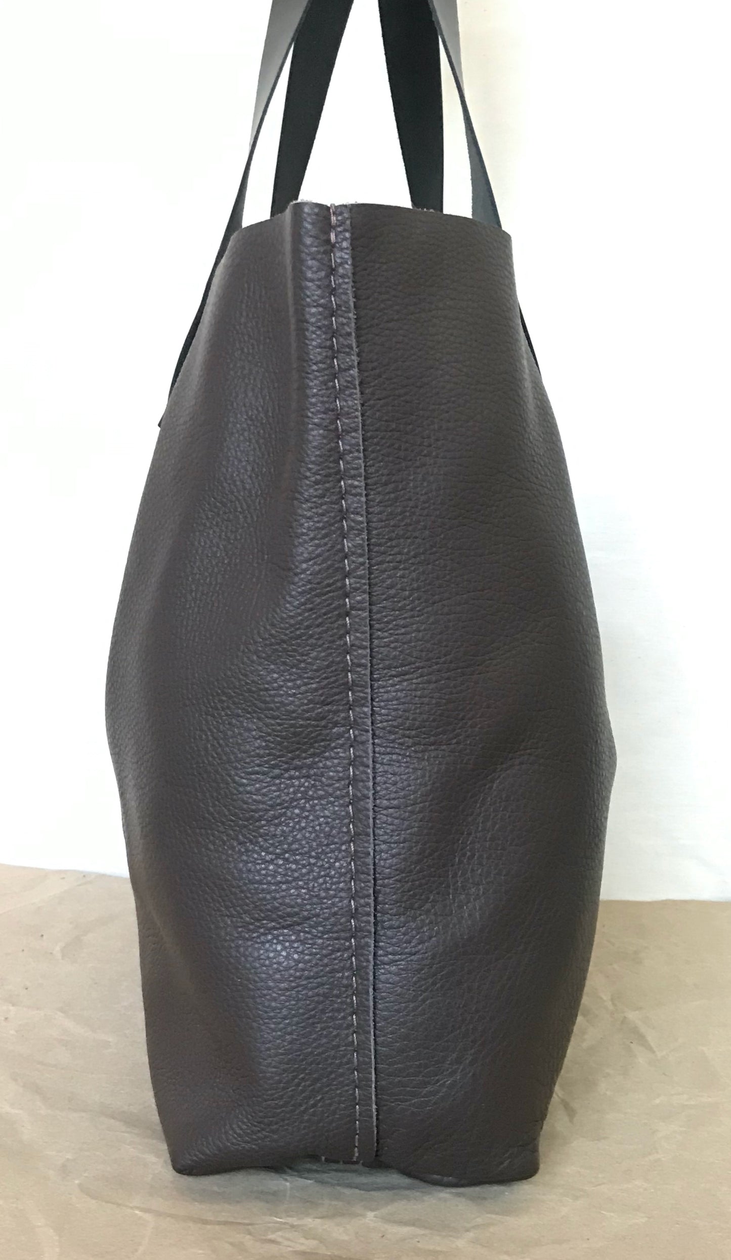 Large Tote Bag - Dark Brown