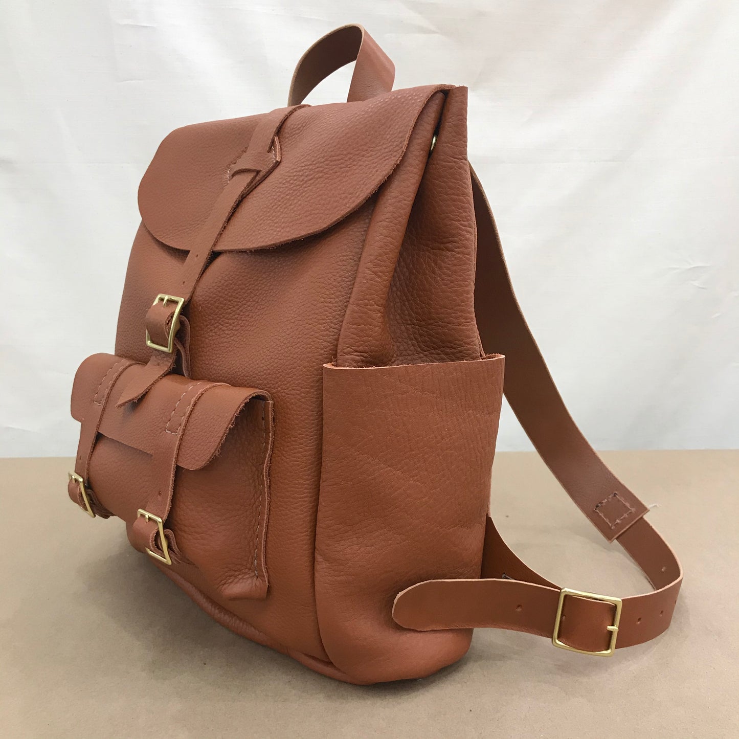 The Essentials Backpack - Cognac