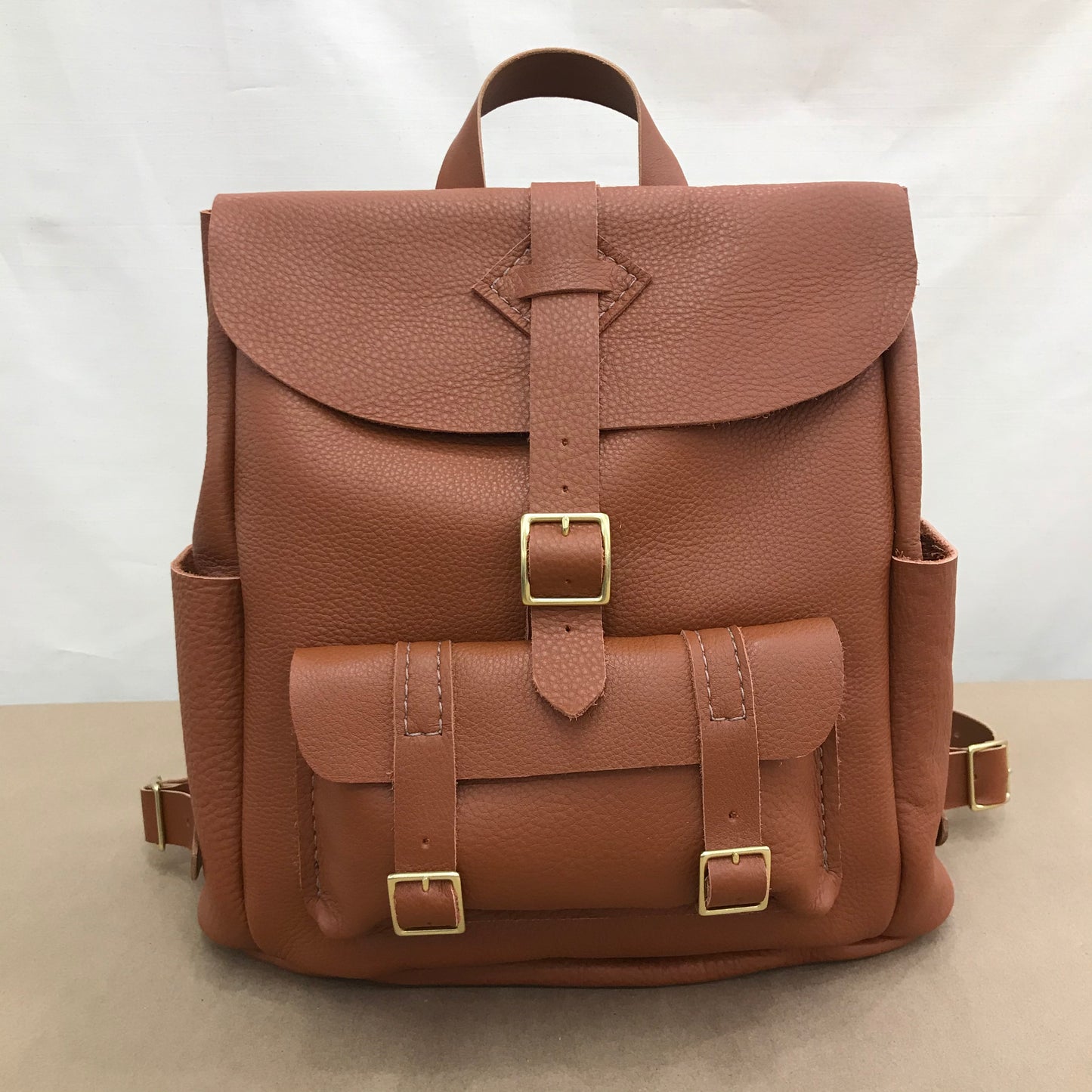 The Essentials Backpack - Cognac